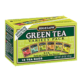 Bigelow  six assorted green teas, 18-bags Left Picture